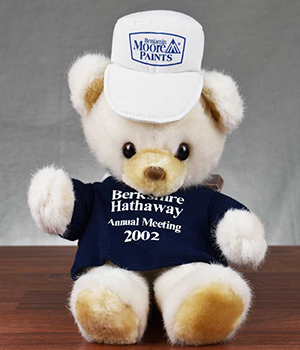 2002 Berkshire Hathaway Annual General Meeting Benjamin Moore Teddy Bear