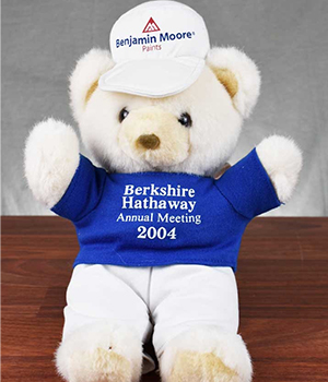 2004 Berkshire Hathaway Annual General Meeting Benjamin Moore Teddy Bear