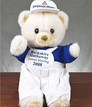 2008 Berkshire Hathaway Annual General Meeting Benjamin Moore Teddy Bear