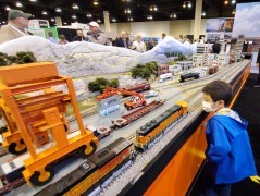 BNSF Railway exhibit at Berkshire Hathaway Meeting