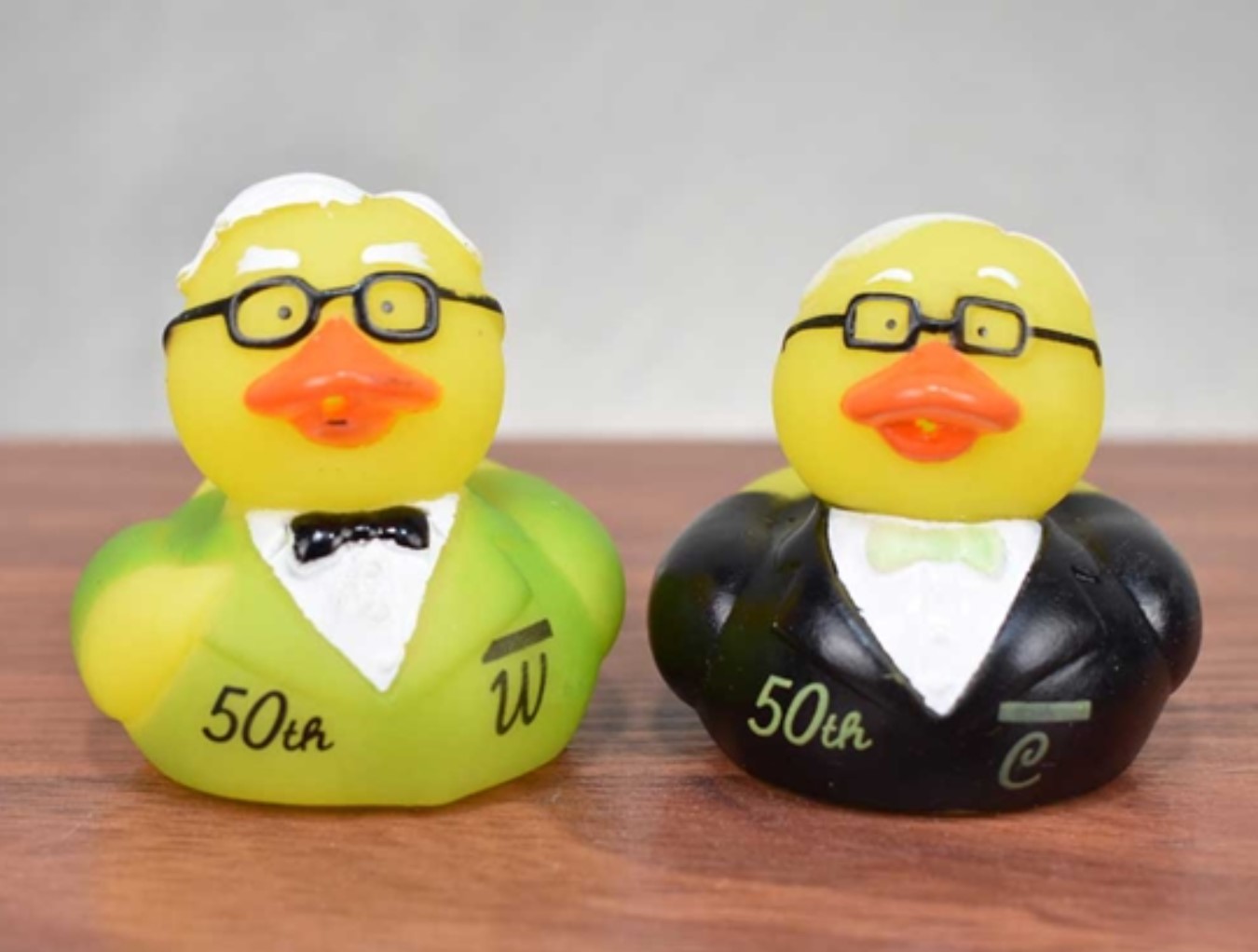 2015 Berkshire Hathaway Annual General Meeting Warren Buffett and Charlie Munger Rubber Ducks