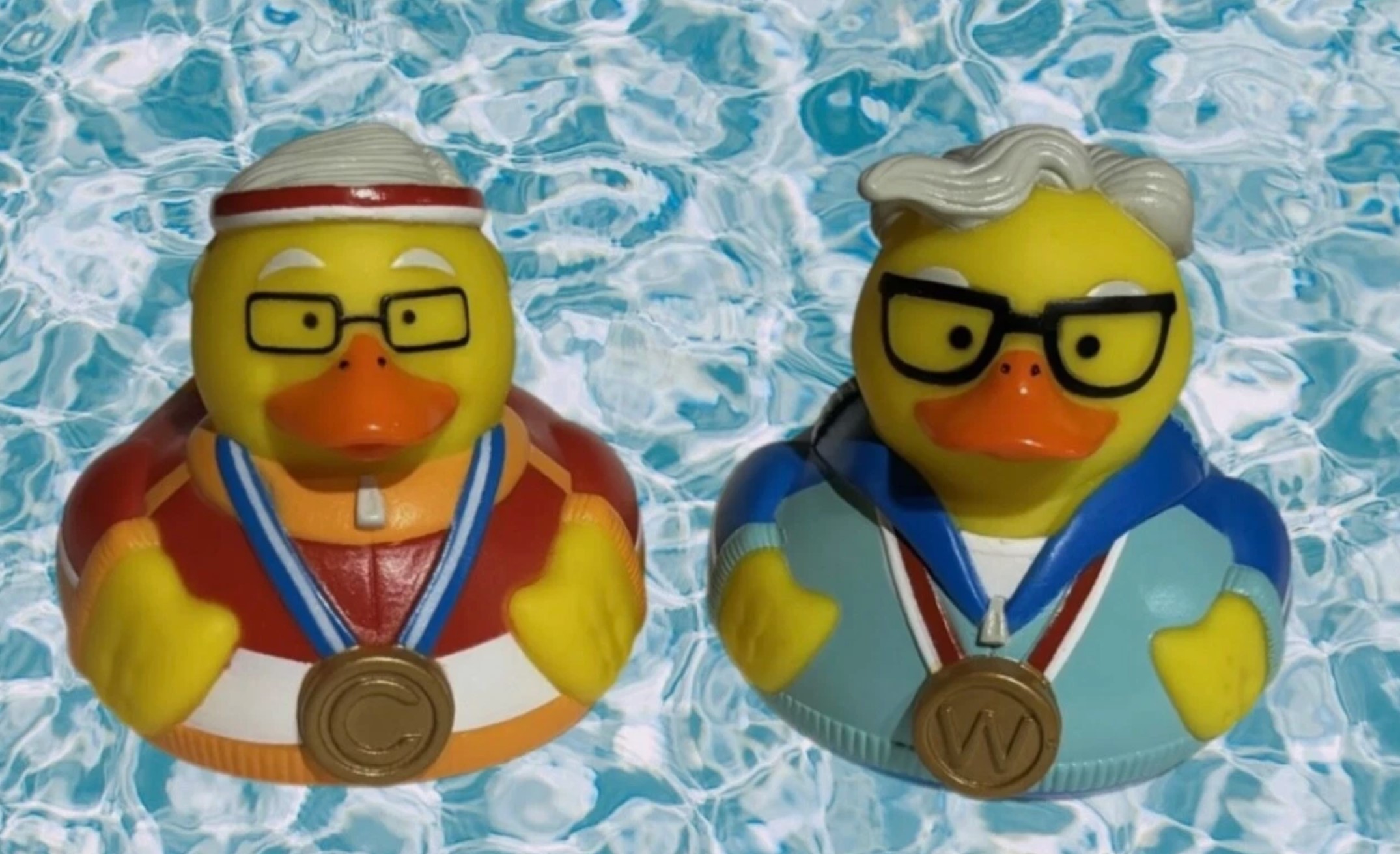 2024 Berkshire Hathaway Annual General Meeting Warren Buffett and Charlie Munger Rubber Ducks